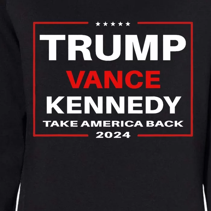 Trump Vance Kennedy Take America Back Again Womens California Wash Sweatshirt