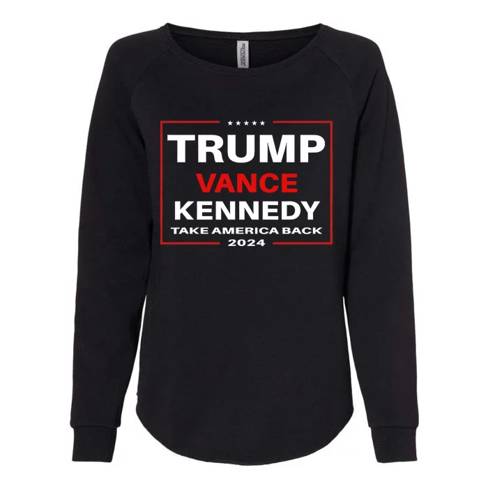 Trump Vance Kennedy Take America Back Again Womens California Wash Sweatshirt