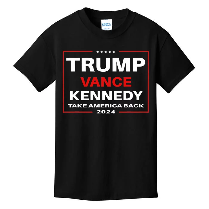 Trump Vance Kennedy Take America Back Again Kids T-Shirt