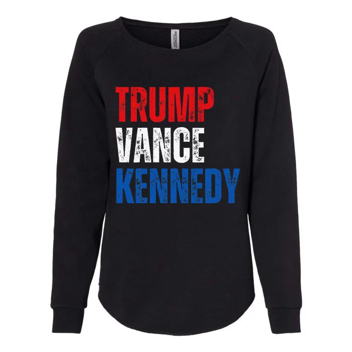 Trump Vance Kennedy Presidential Campaign Flag Usa 2024 Gift Womens California Wash Sweatshirt