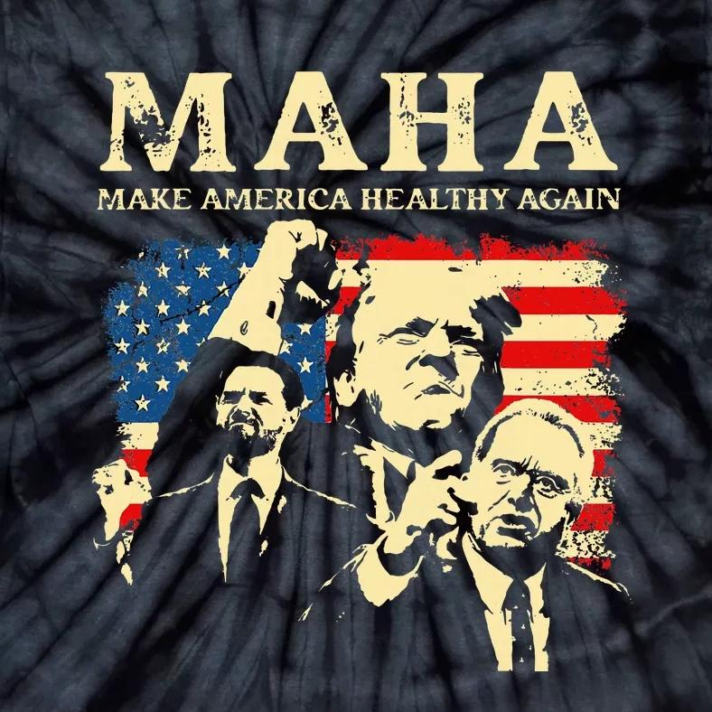 Trump Vance Kennedy Maha 2024 Funny Trump 45 47 Pro Trump Tie-Dye T-Shirt