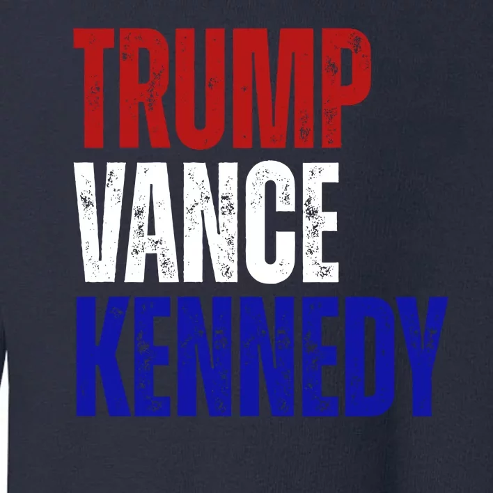 Trump Vance Kennedy Presidential Election Toddler Sweatshirt