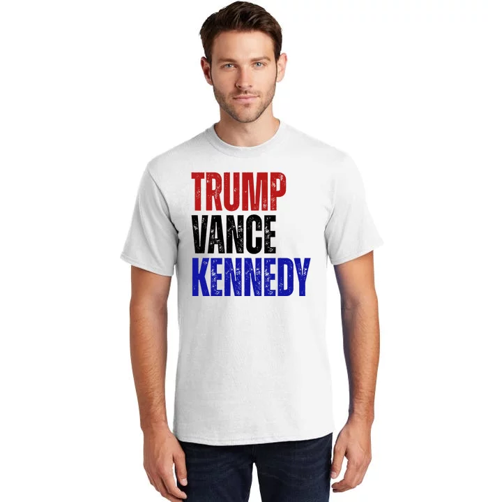 Trump Vance Kennedy Presidential Election Tall T-Shirt