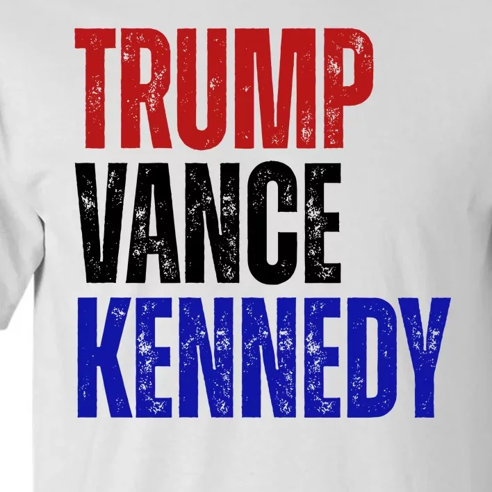 Trump Vance Kennedy Presidential Election Tall T-Shirt