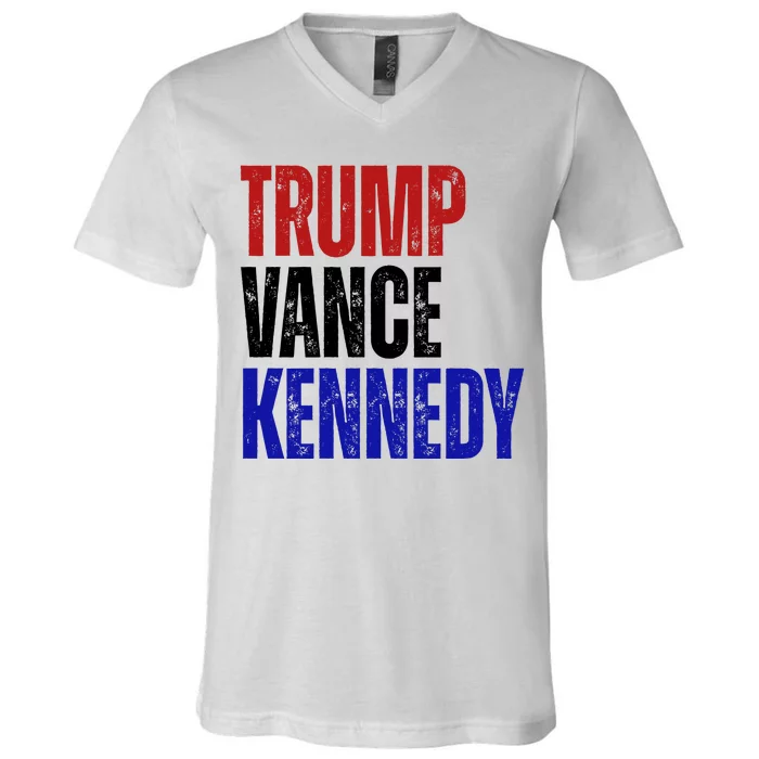 Trump Vance Kennedy Presidential Election V-Neck T-Shirt