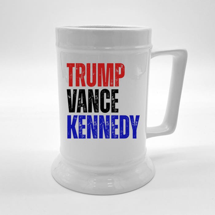 Trump Vance Kennedy Presidential Election Front & Back Beer Stein