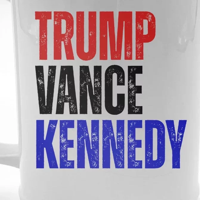 Trump Vance Kennedy Presidential Election Front & Back Beer Stein