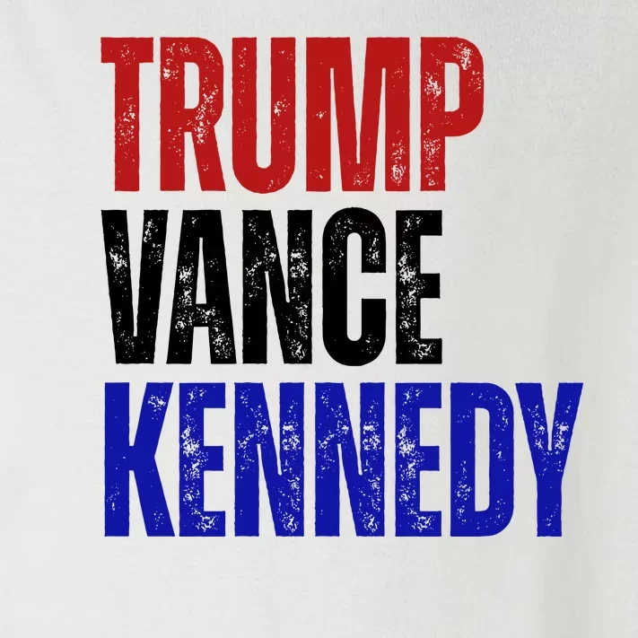 Trump Vance Kennedy Presidential Election Toddler Long Sleeve Shirt