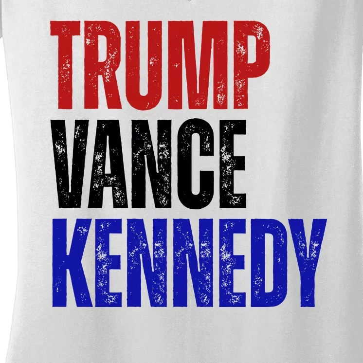 Trump Vance Kennedy Presidential Election Women's V-Neck T-Shirt