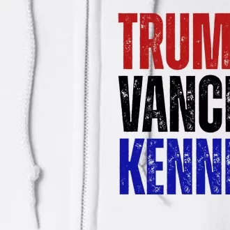 Trump Vance Kennedy Presidential Election Full Zip Hoodie