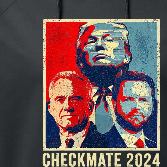 Trump Vance Kennedy Checkmate 2024 Election Republican Performance Fleece Hoodie