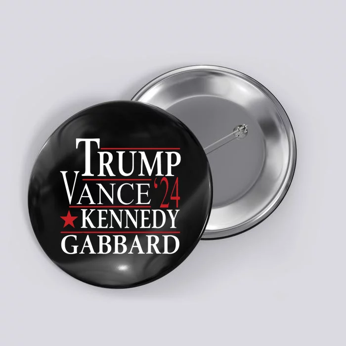 Trump Vance Kennedy Gabbard 2024 Election Button