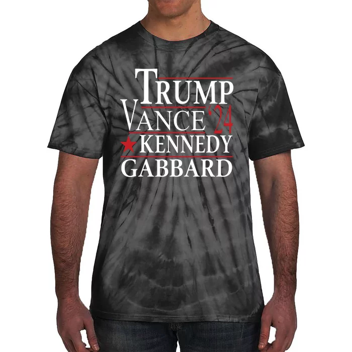 Trump Vance Kennedy Gabbard 2024 Election Tie-Dye T-Shirt