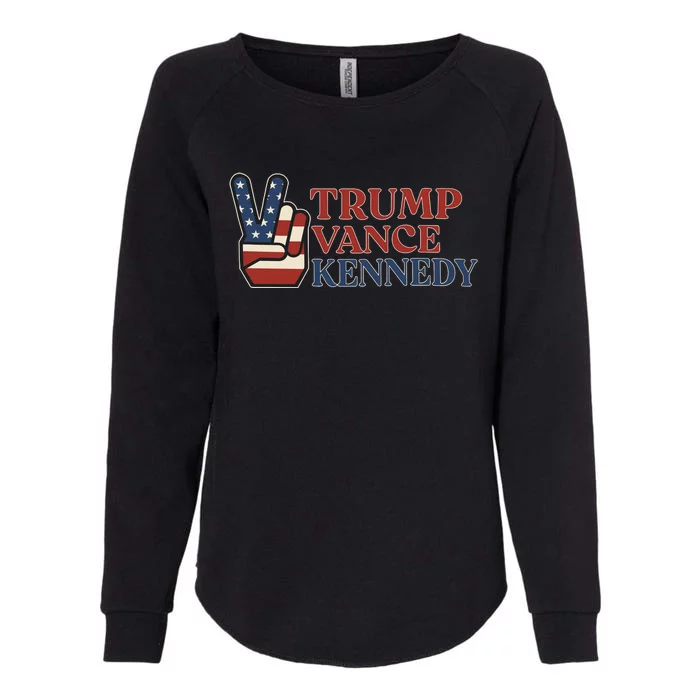 Trump Vance Kennedy 2024 Womens California Wash Sweatshirt