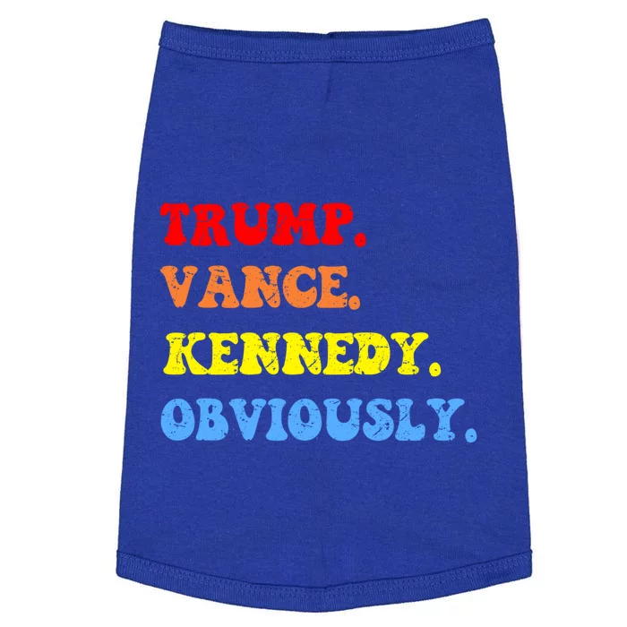 Trump Vance Kennedy Rfk For President Election 2024 Maha Gift Doggie Tank