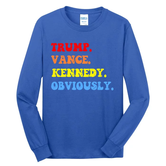 Trump Vance Kennedy Rfk For President Election 2024 Maha Gift Tall Long Sleeve T-Shirt