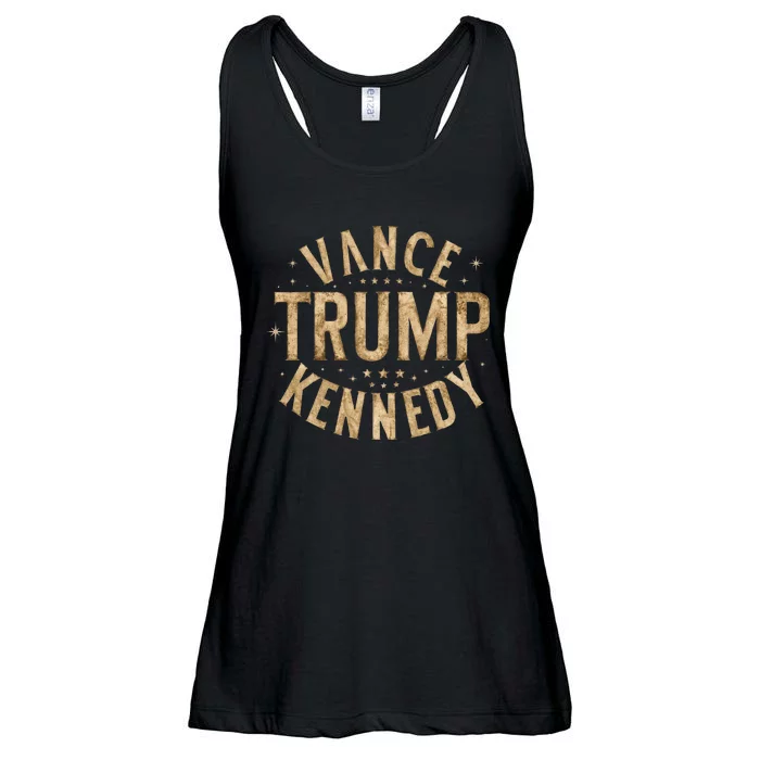 Trump Vance Kennedy Vintage Retro Ladies Essential Flowy Tank