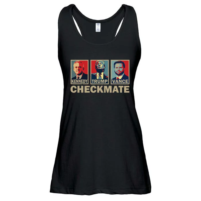 Trump Vance Kennedy Checkmate 2024 Election Republican Ladies Essential Flowy Tank