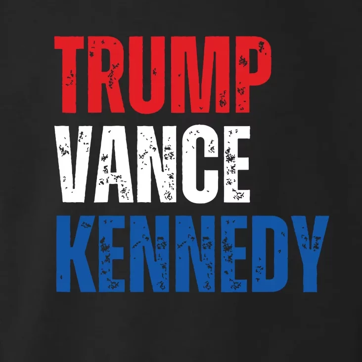 Trump Vance Kennedy Presidential Campaign Flag Usa 2024 Toddler Hoodie