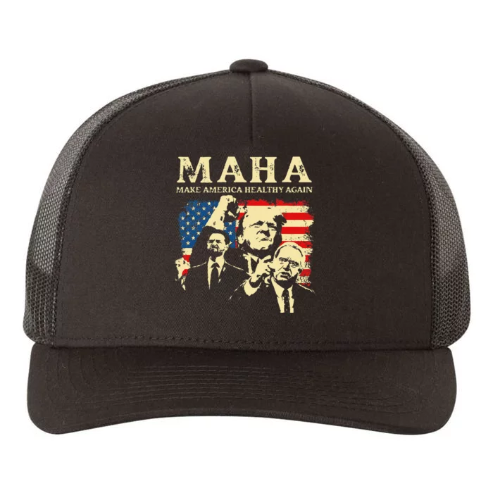 Trump Vance Kennedy Maha 2024 Funny Trump 45 47 Pro Trump Gift Yupoong Adult 5-Panel Trucker Hat