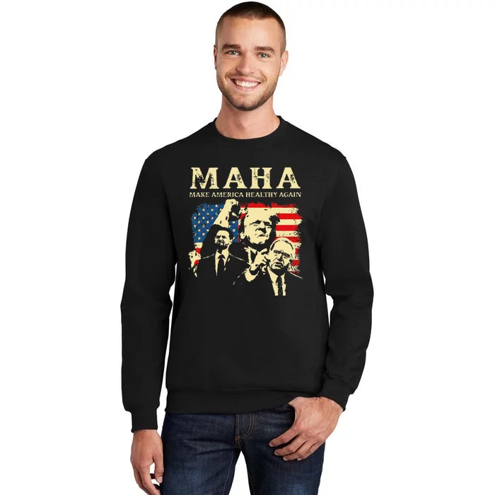 Trump Vance Kennedy Maha 2024 Funny Trump 45 47 Pro Trump Gift Tall Sweatshirt