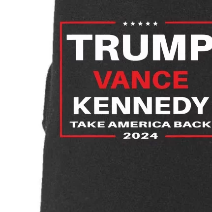 Trump Vance Kennedy Take America Back Again Doggie 3-End Fleece Hoodie