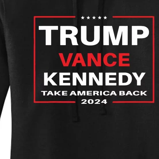 Trump Vance Kennedy Take America Back Again Women's Pullover Hoodie