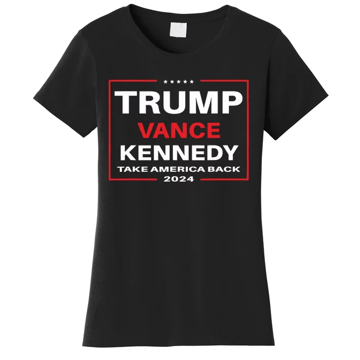 Trump Vance Kennedy Take America Back Again Women's T-Shirt