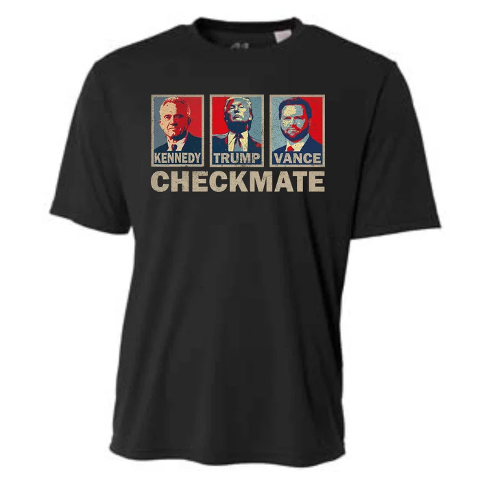 Trump Vance Kennedy Checkmate 2024 Election Republican Cooling Performance Crew T-Shirt