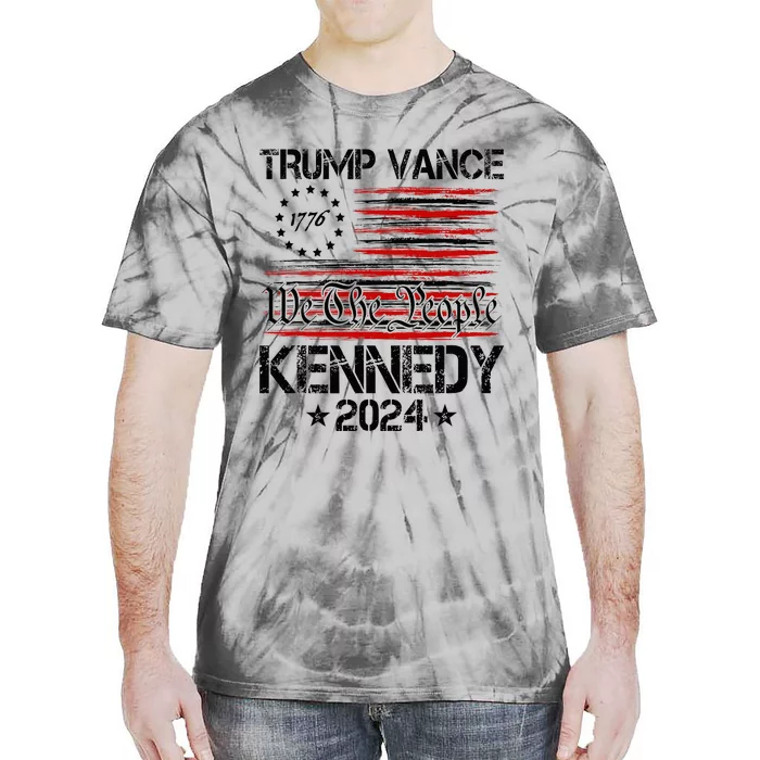 Trump Vance Kennedy President 2024 Election Republican Tie-Dye T-Shirt