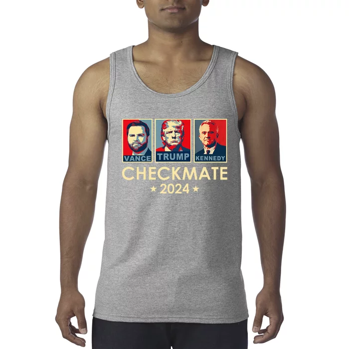 Trump Vance Kennedy Checkmate 2024 Tank Top