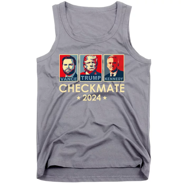 Trump Vance Kennedy Checkmate 2024 Tank Top