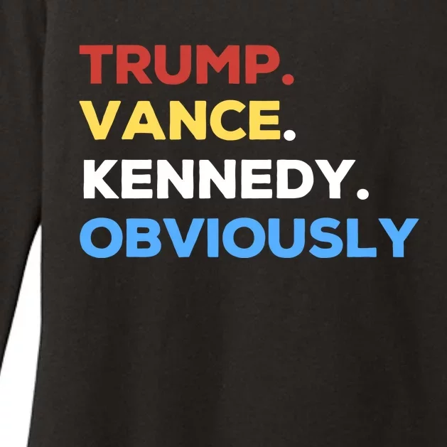 Trump Vance Kennedy Vote For Trump Kennedy Womens CVC Long Sleeve Shirt