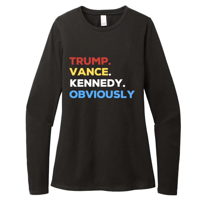 Trump Vance Kennedy Vote For Trump Kennedy Womens CVC Long Sleeve Shirt