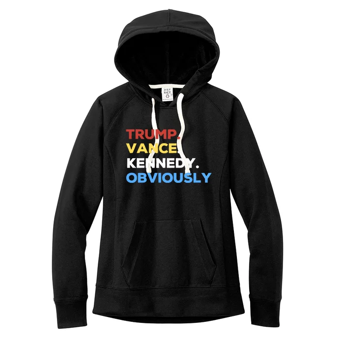 Trump Vance Kennedy Vote For Trump Kennedy Women's Fleece Hoodie