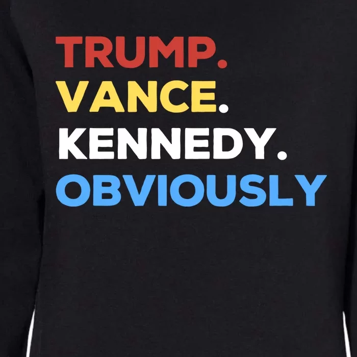 Trump Vance Kennedy Vote For Trump Kennedy Womens California Wash Sweatshirt