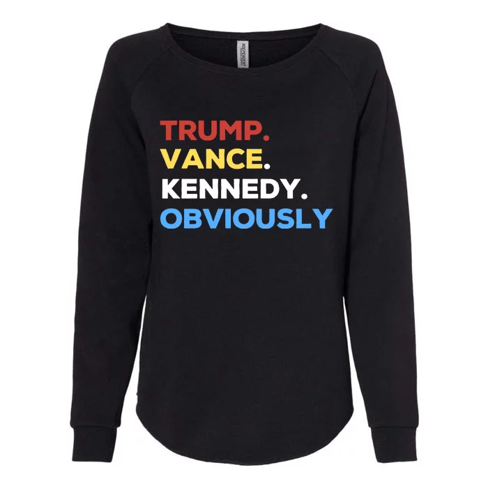 Trump Vance Kennedy Vote For Trump Kennedy Womens California Wash Sweatshirt