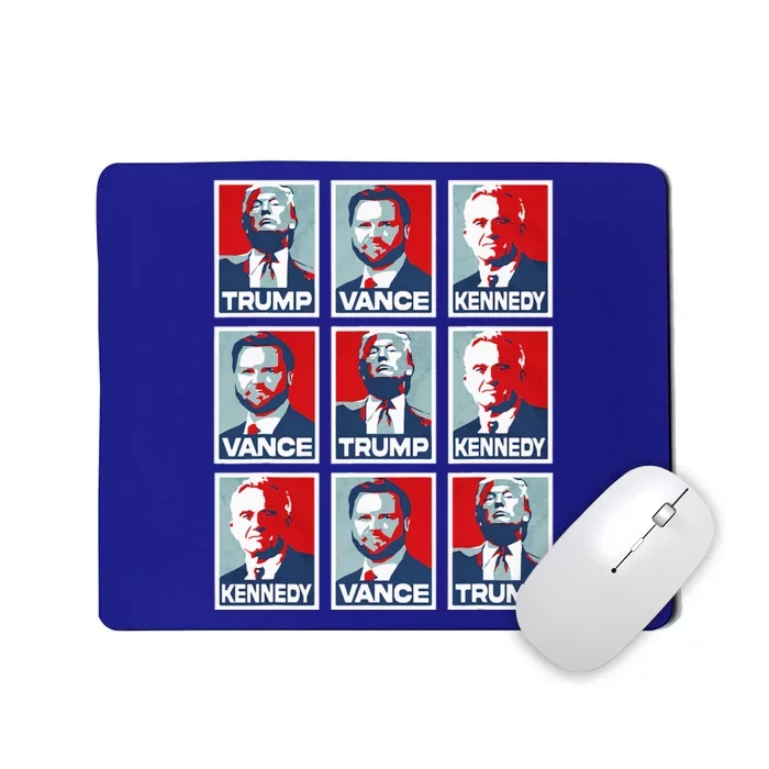 Trump Vance Kennedy Checkmate 2024 Mousepad