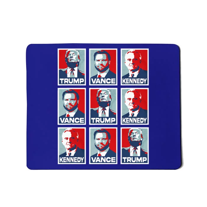 Trump Vance Kennedy Checkmate 2024 Mousepad