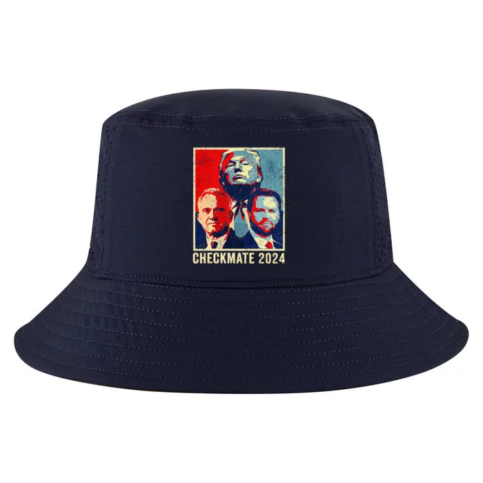 Trump Vance Kennedy Checkmate 2024 Election Republican Cool Comfort Performance Bucket Hat