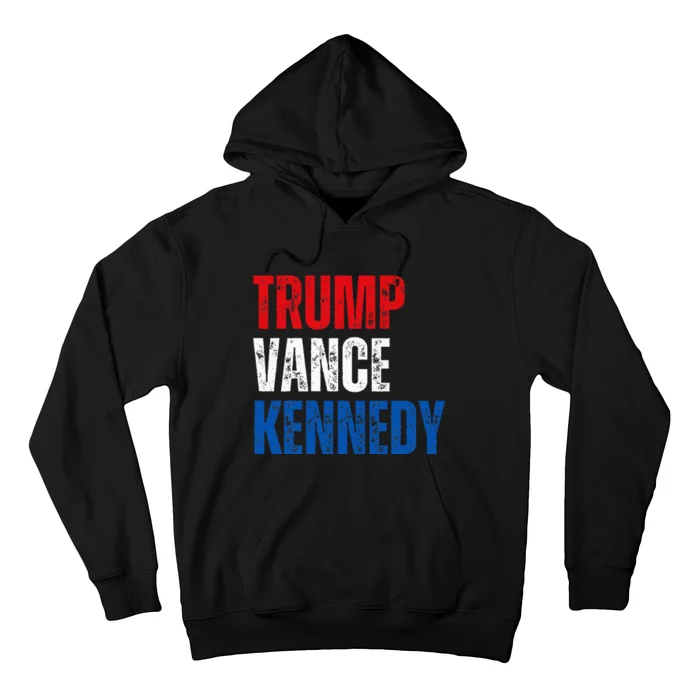 Trump Vance Kennedy Presidential Campaign Flag Usa 2024 Hoodie