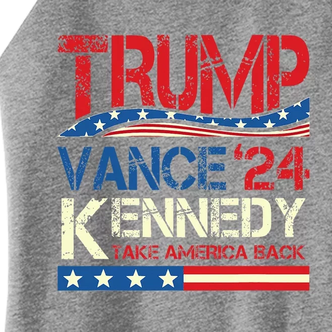 Trump Vance Kennedy Take America Back 2024 Women’s Perfect Tri Rocker Tank