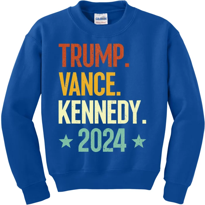 Trump Vance Kennedy President 2024 Kids Sweatshirt