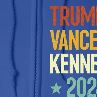 Trump Vance Kennedy President 2024 Full Zip Hoodie