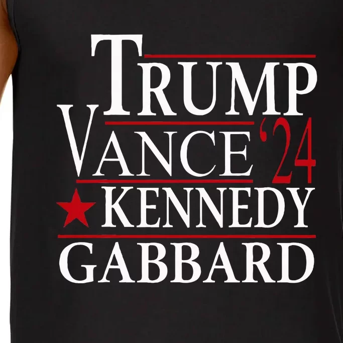 Trump Vance Kennedy Gabbard 2024 Election Comfort Colors® Tank Top