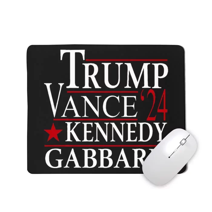 Trump Vance Kennedy Gabbard 2024 Election Mousepad