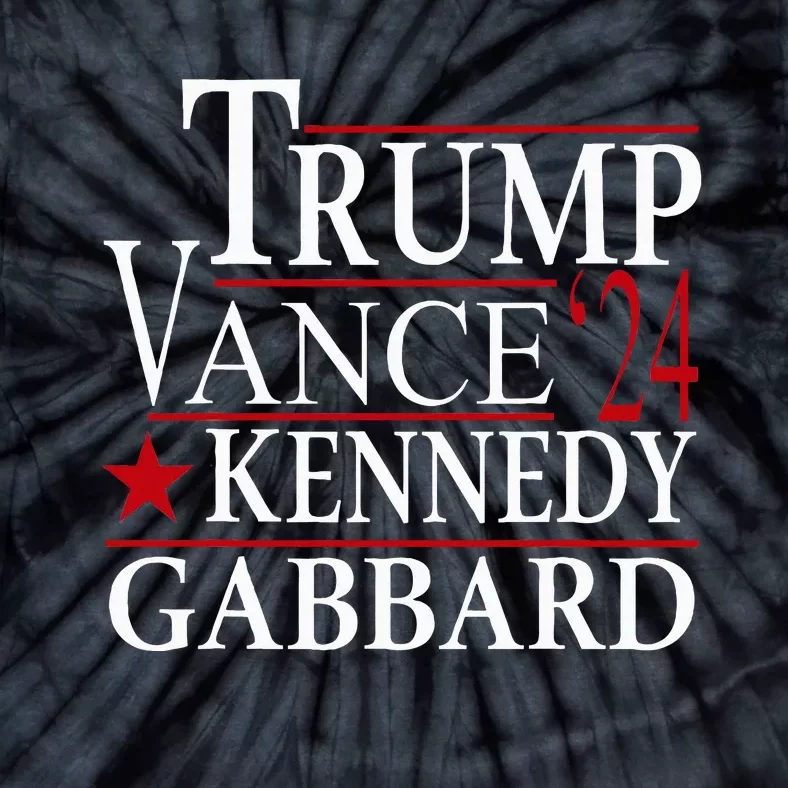 Trump Vance Kennedy Gabbard 2024 Election Tie-Dye T-Shirt