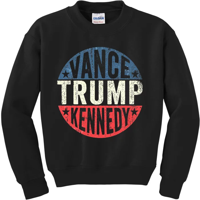 Trump Vance Kennedy Checkmate 2024 Kids Sweatshirt