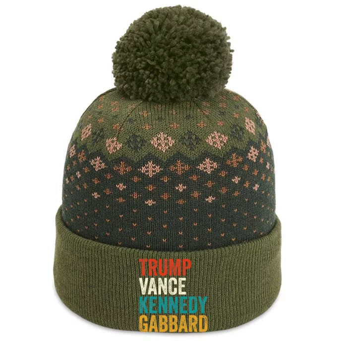 Trump Vance Kennedy Gabbard Presidential Campaign Usa 2024 The Baniff Cuffed Pom Beanie