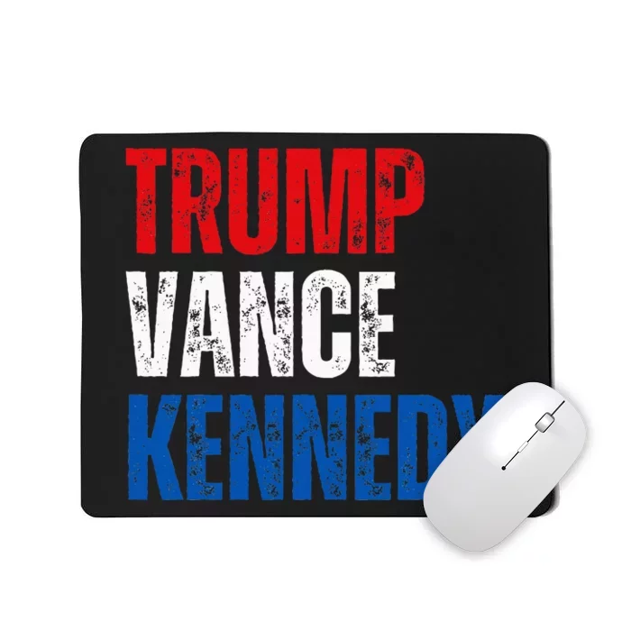 Trump Vance Kennedy Presidential Campaign Flag Usa 2024 Mousepad